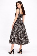 Purple Floral Corset Summer Spring Dress for Women